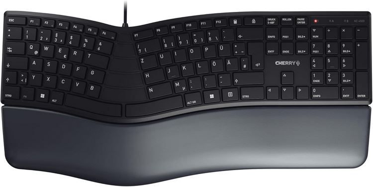 ⌨️ Cherry KC 4500 Ergo   Ergonomische Tastatur für 33,49€ (statt 42€)