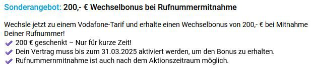 🔥🍎 Apple iPhone 16e für 1€ + Vodafone Flat 35GB für 34,99€ mtl. + 200€ Bonus