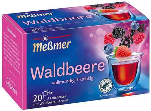 🍵 4 x 20er Pack Meßmer Waldbeere Teebeutel ab 5,36€ (statt 9€)