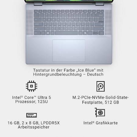 💻 Dell Inspiron 16 7640 2 in 1 Laptop mit 16 FHD+ Touch Display für 849€ (statt 949€)