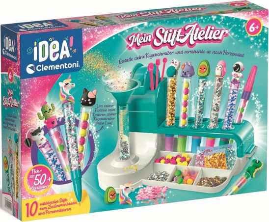 Clementoni 59415 Idea Stift Atelier mit über 50 Accessoires für 20,87€ (statt 31€)