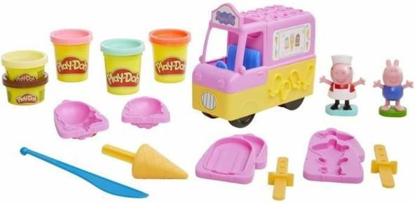 Play Doh Peppas Eiscreme Spielset mit Eiswagen für 9,99€ (statt 20€)