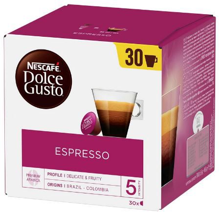 ☕ 3 x 30er Pack Nescafe Dolce Gusto Espresso Kapseln ab 23,71€ (statt 29€)