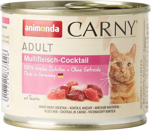 6er Pack animonda Carny Adult Multi Fleischcocktail, je 200g ab 4,24€ (statt 8€)