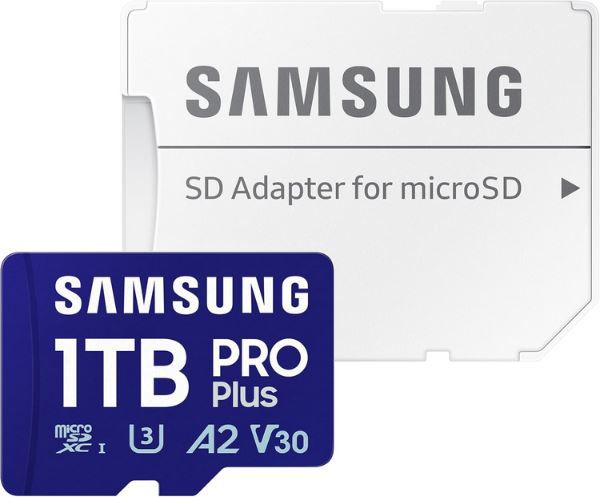 💾 Samsung PRO Plus microSD Karte + Adapter, 1TB für 88,23€ (statt 98€)