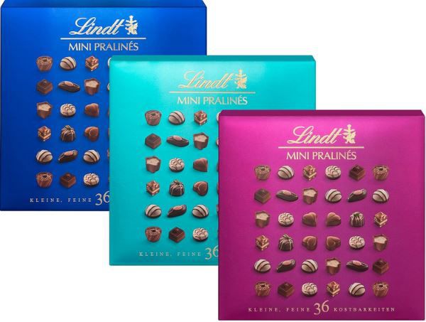 🍬 8er Pack Lindt Schokolade Mini Pralinés (36 Stk.), je 180g ab 59,97€ (statt 86€)