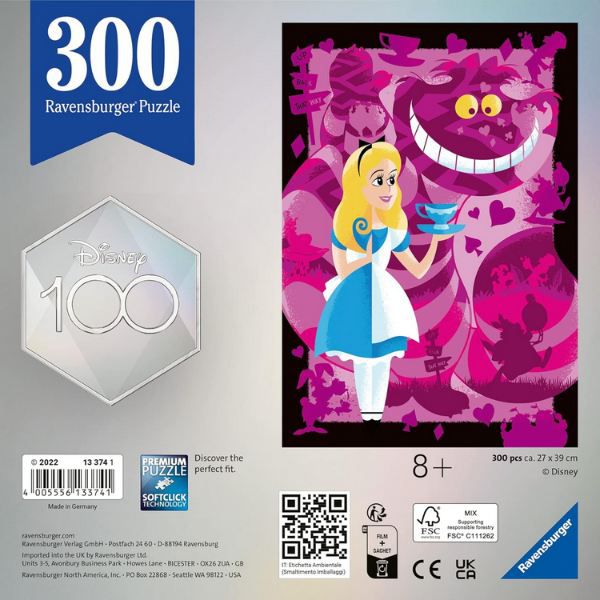 Ravensburger 13374 Disney Alice Puzzle, 300 Teile für 5,99€ (statt 9€)