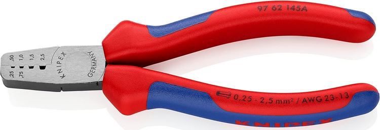 Knipex Crimpzange für Aderendhülsen mit Comfort Griffen, 145mm für 23,80€ (statt 27€)