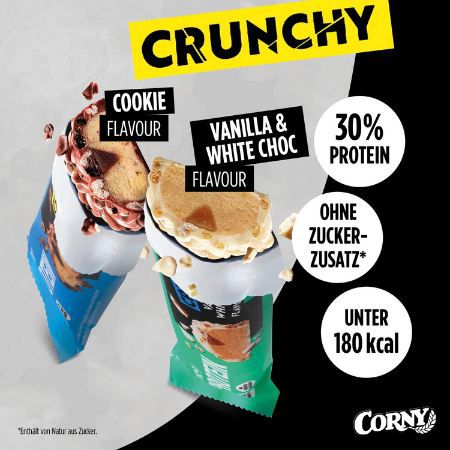 🍫 12er Corny Protein Riegel Crunchy Mix Pack ab 13,99€ (statt 23€)