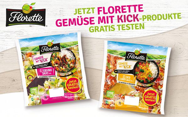 Florette Gemüse mit Kick gratis ausprobieren