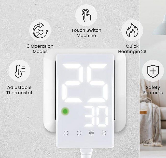 30% Rabatt auf Hocosyme Infrarotheizung mit Thermostat z.B. 300 Watt für 62,99€ (statt 90€)