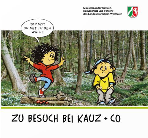 Kinderbroschüre gratis: Zu Besuch bei Kauz & Co.