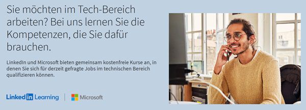 LinkedIn: Gratis Learning Kurse für technischen Bereich