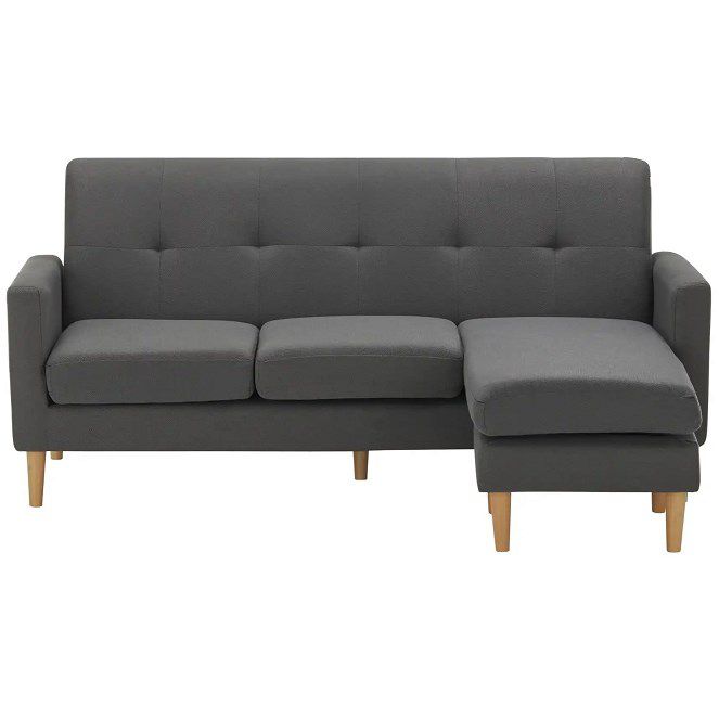 uno Ecksofa mit variablem Hocker Halvar für 418€ (statt 499€)