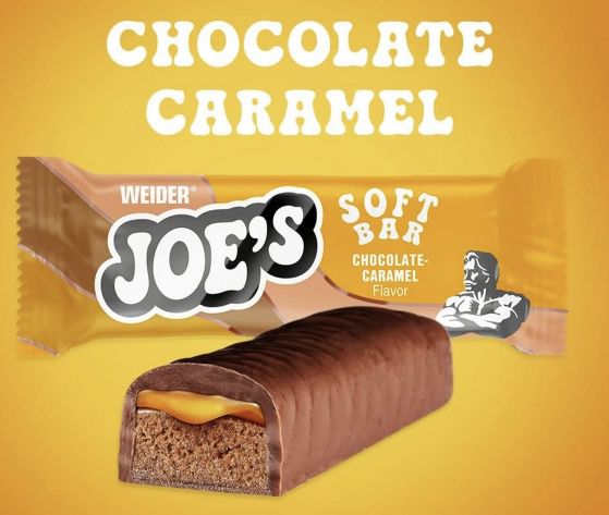 🏋‍♀ 12x Joe’s Soft Bar Weider Chocolate Caramel Proteinriegel für 15,99€ (statt 22€)