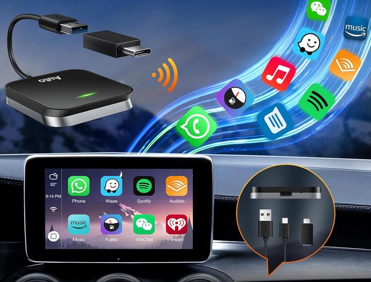 Volam Wireless Adapter für Android Auto für 26,39€ (statt 40€)