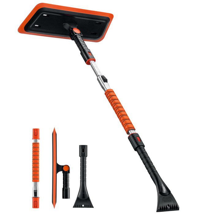 AstroAI 2in1 Schneebesen und abnehmbarer Eiskratzer (119cm) für 9,49€ (statt 19€)