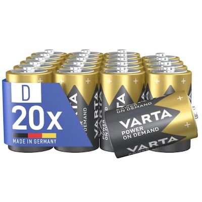 🔋 20x VARTA Batterien D Mono ab 25€ (statt 35€)