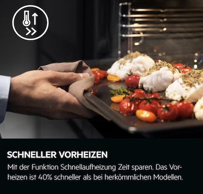 👩‍🍳 AEG TU5PB40WSK Einbaubackofen mit Schnellaufheizung für 499€ (statt 555€)