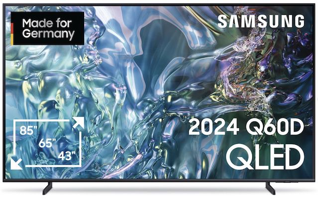 📺 Samsung GQ50Q60DAU   50 QLED 4K Q60D Fernseher für 499€ (statt 629€)