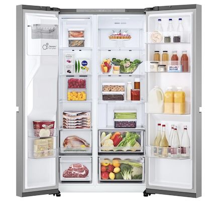 🥶 LG GSLC40PYPE Side by Side Kühlschrank mit 638 L für 1.000€ (statt 1.160€)