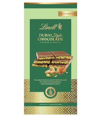 🇦🇪🍫 145g Lindt Dubai Style Chocolade für 9€ (statt 15€)