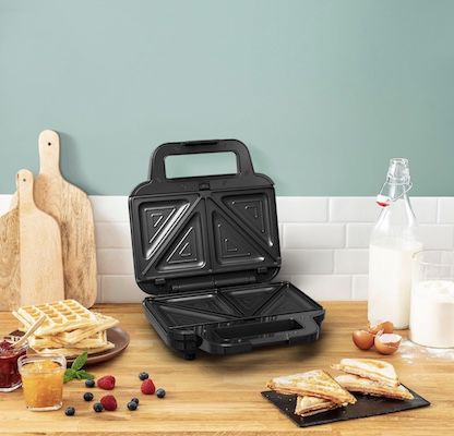 🥪 Tefal Ultracompact 3 in 1 Sandwich Waffel Panini Kombigerät für 48,99€ (statt 67€)