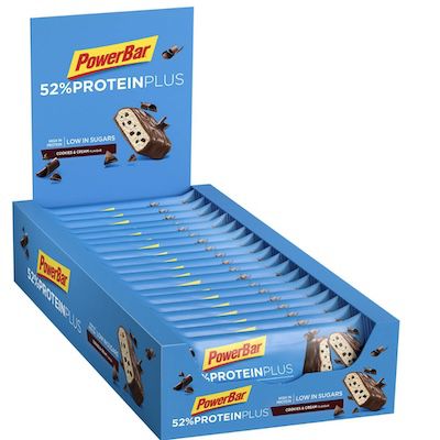 🍪 20x 50g Powerbar 52% Protein Plus Cookies&Cream für 32,67€ (statt 41€) 👉🏻 1,63€ pro Riegel