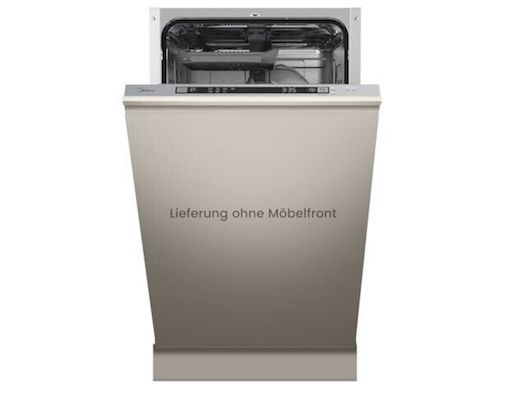 🍽️💦 Midea SV 5.14K10C vollintegrierter Geschirrspüler mit 45cm für 391€ (statt 450€)