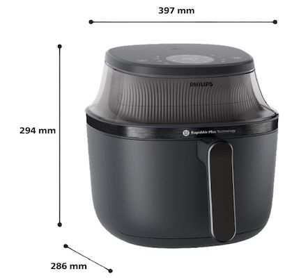 😋🍗 Philips NA320/00 Airfryer mit 4,2L & Sichtfenster für 120€ (statt 140€)