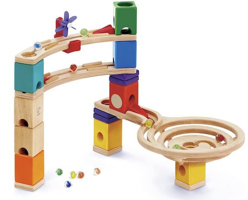 Hape Quadrilla Endspurt Kugelbahn aus Holz inkl. 30 Murmeln für 13,39€ (statt 29€)