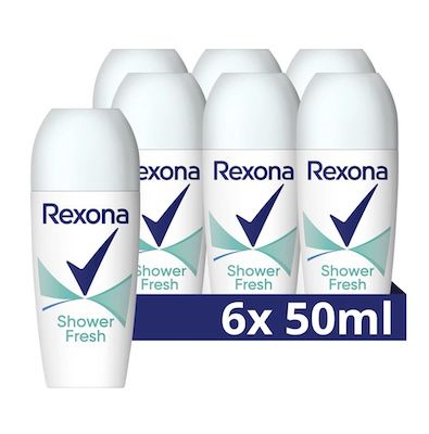 6x Rexona Deo Roll-On Shower Fresh Anti Transpirant ab 10,76€ (statt 18€)