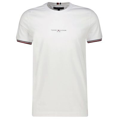 Tommy Hilfiger T-Shirt mit kleinem Brust-Label-Print ab 21,36€ (statt 47€)