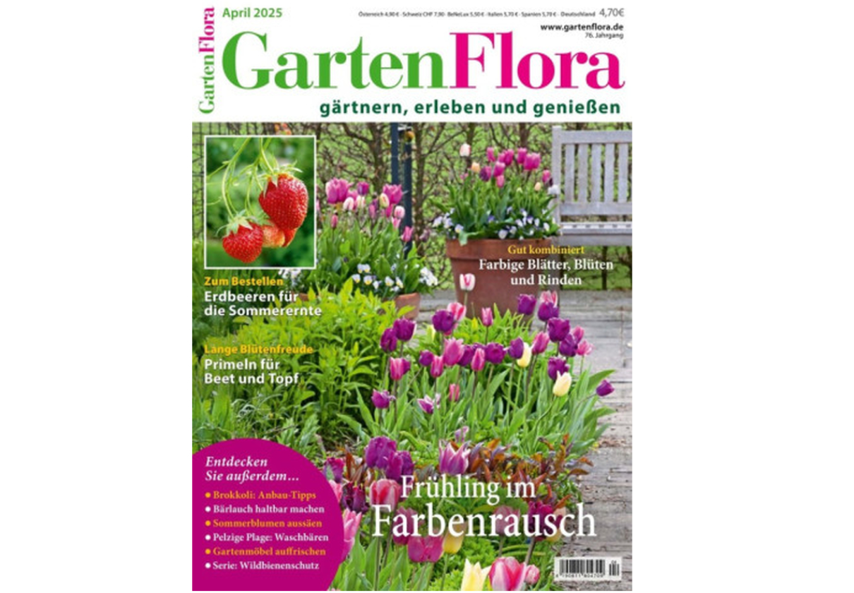 GartenFlora Halbjahresabo 6 Ausgaben direkt nur 14,90€ (statt 50€) Sofortrabatt