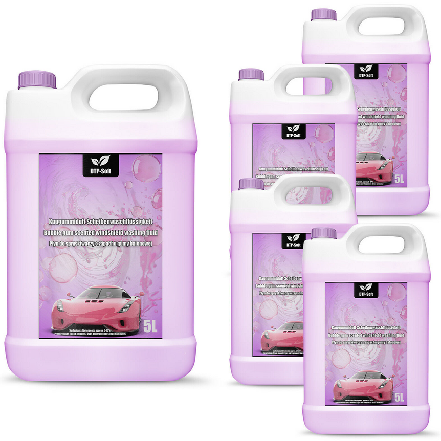 25 Liter Scheibenreiniger Sommerduft Bubblegum (5x5l) ab 19,54€ (statt 29€)