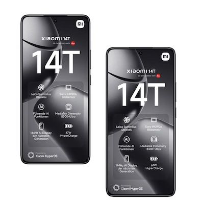 Fehler? 🚨 2x Xiaomi 14T nur 1€ + o2 Allnet 35GB nur 19,99€ mtl. + 50€ Bonus