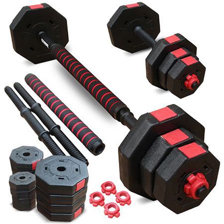 🏋️‍♂️ Sportinator Curls 2-in-1 Kurz + Langhantel Set, 20kg für 44,94€ (statt 55€)