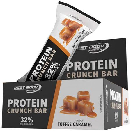 🍫 12x Best Body Nutrition Protein Crunch Bar Toffee Caramel ab 13,72€ (statt 18€)