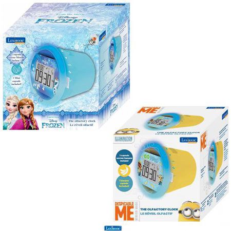 2x Lexibook Frozen od. Minions Nachtlicht mit Radio + Wecker für 9,99€ (statt 20€)