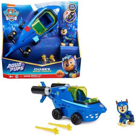 🐶 PAW Patrol Aqua Pups Spielzeugauto im Hai Design + Figur für 14,51€ (statt 22€)