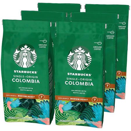 ☕ 6 x 200g Starbucks Single-Origin Colombia, Filterkaffee ab 21,95€ (statt 29€)