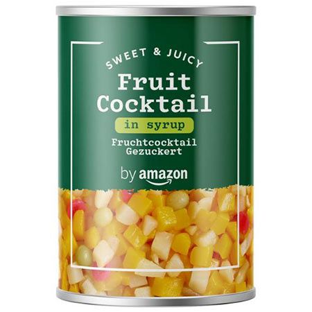 🍍 by Amazon Fruchtcocktail Gezuckert, 411g ab 1,37€ (statt 2€)