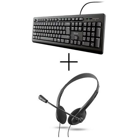 ⌨️🎧 Trust Primo Tastatur + Primo Chat Kopfhörer für 9,99€ (statt 17€)