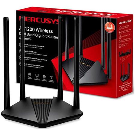 Mercusys MR30G AC1200 Dual-Band Gigabit Router für 18,99€ (statt neu 34€)