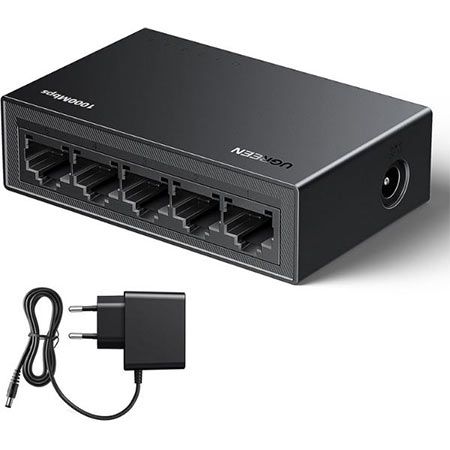 💻 UGREEN 5-Port LAN Gigabit Switch für 9,99€ (statt 14€)