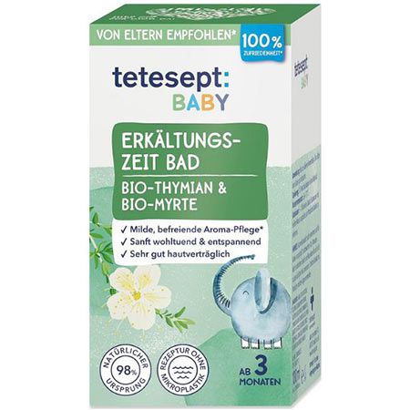 👶🏻 tetesept Baby Erkältungszeit Bad ab 3 Monaten, 100ml für 3,49€ (statt 5€)