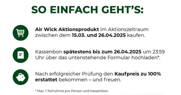 Air Wick kostenlos ausprobieren