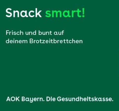 Lokal: Gratis Brotzeitbrettchen bei der AOK Bayern