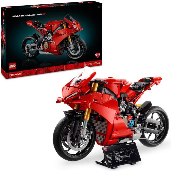 Lego Technic Ducati Panigale V4 S Motorrad für 134,90€ (statt 148€)