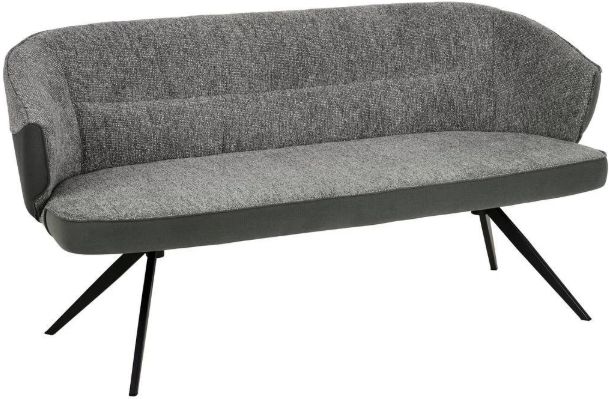 Livetastic Sitzbank in Grau mit 180cm Breite für 119,85€ (statt 429€)